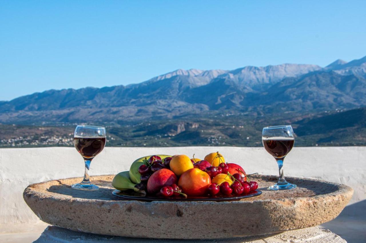Bella-Maria At Aptera With Mountain And Sea View !! Chania  Exterior foto