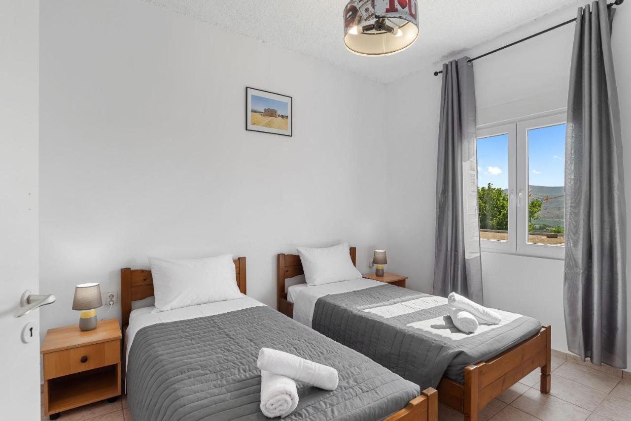 Bella-Maria At Aptera With Mountain And Sea View !! Chania  Exterior foto